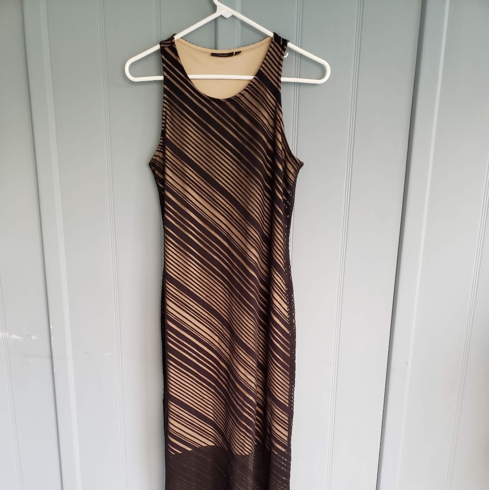 Apt 9 Maxi Dress w/ Sheer bottom